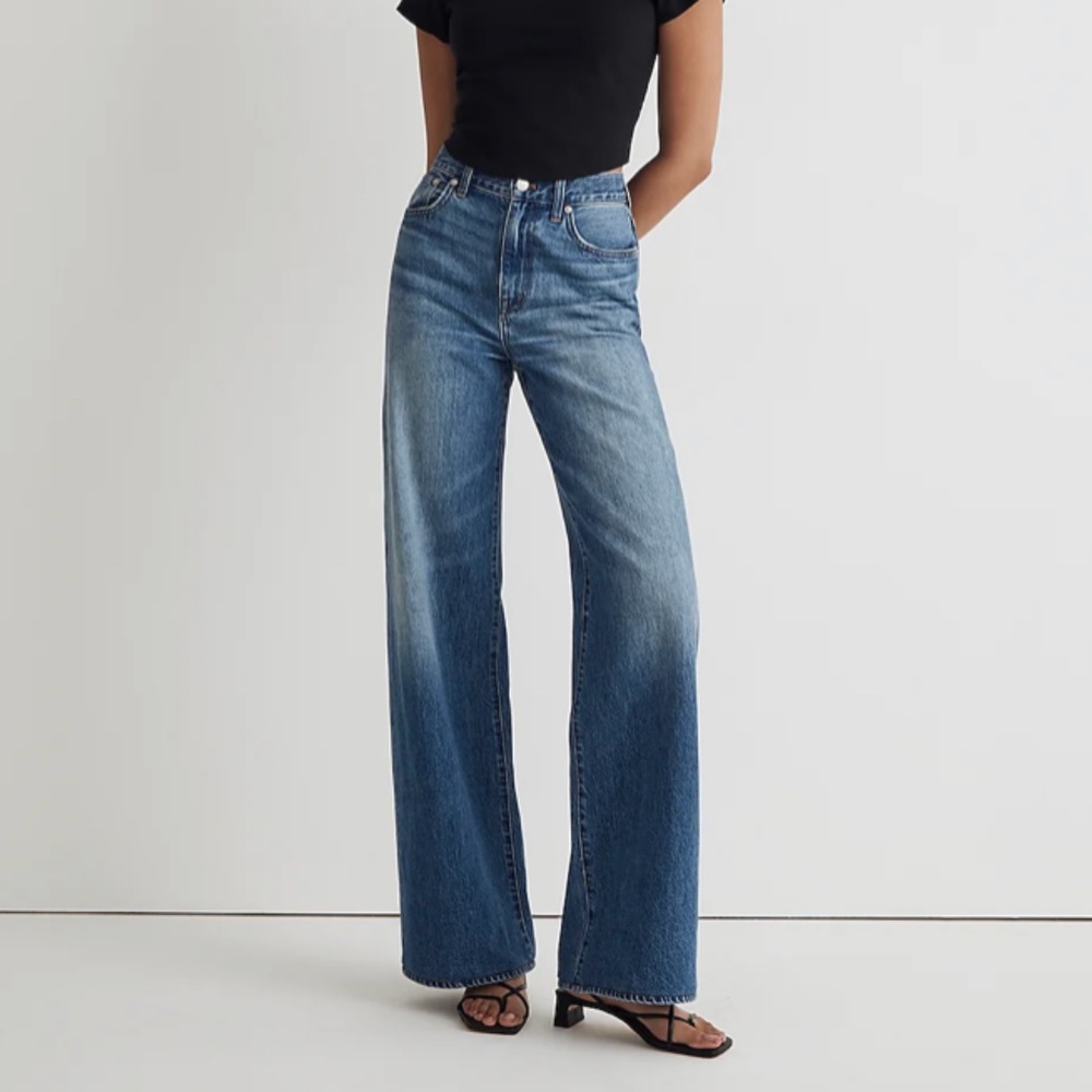 Madewell superwide high rise jeans size 31